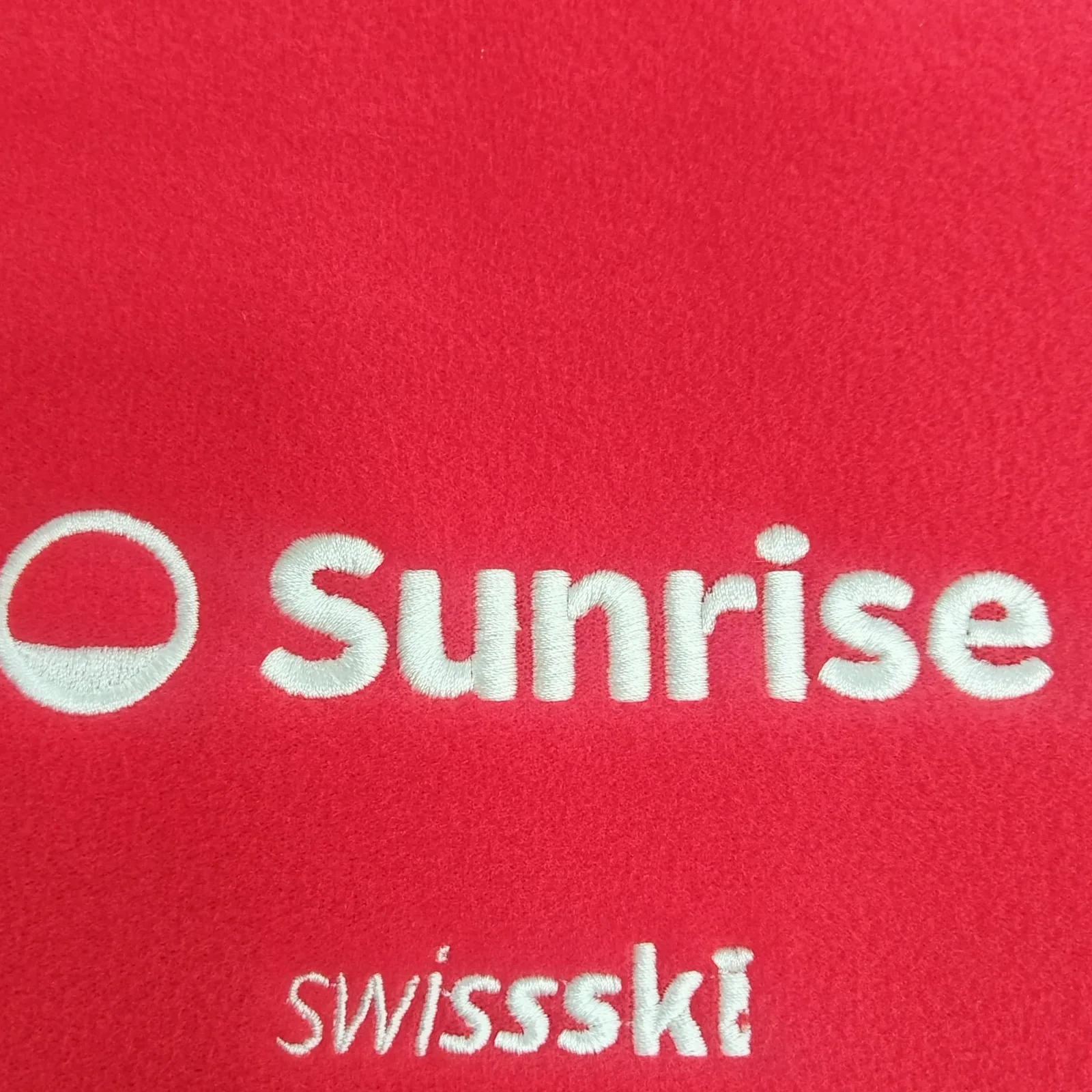 Broderie Sunrise Swiss Ski